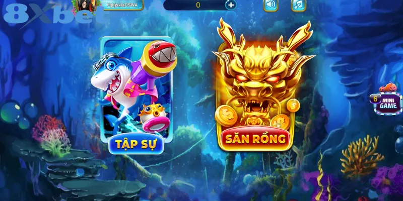 Bắn cá long thần tựa game săn cá kịch tính tại 8xbet Bắn cá Long Thần