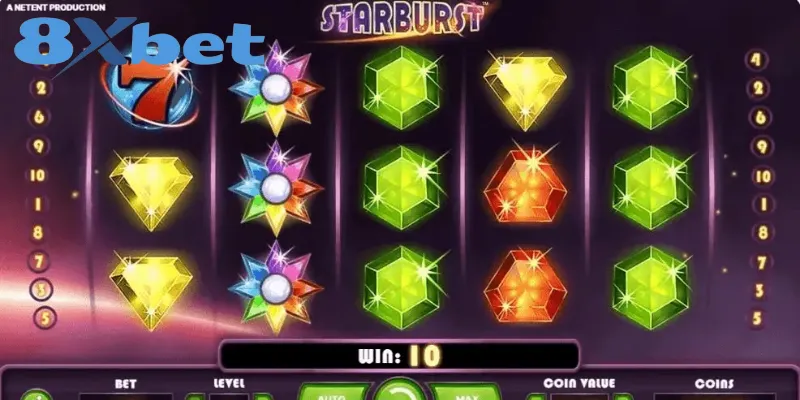 Top 10 Slot Game 8XBET Có Tỷ Lệ Nổ Hũ Cao Nhất Hiện Nay Starburst là game slot đơn giản nhưng đầy cuốn hút